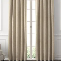 GM Beige Set of 2 Black Out Door Curtains-image-29