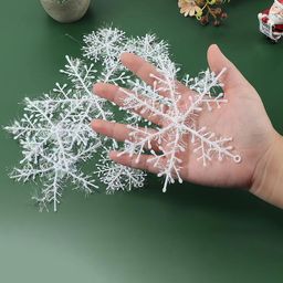 Special You White 12 Pieces Snowflakes Artificial Flower-picture-25