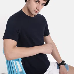 The Roadster Lifestyle Co. Solid Round Neck T-shirt-picture-46