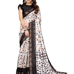 saretramall Geometric Printed Zari Patola Saree-picture-27