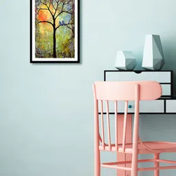 999Store Multicoloured Bird Wall Painting image 1