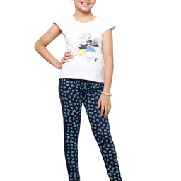 BAESD Girls Pack Of 3 Printed Ankle Length Leggings image 5