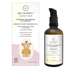 Juicy Chemistry Almond, Calendula and Vitamin E Baby Massage Oil-image-95
