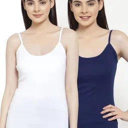 Friskers Women Pack Of 2 Solid Camisoles H-02-05-S-picture-22