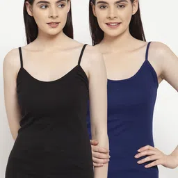 Friskers Women Pack Of 2 Solid Camisoles H-01-05-S-picture-19
