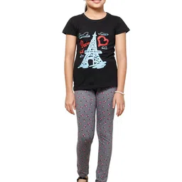 BAESD Girls Pack Of 3 Printed Ankle Length Leggings image 4
