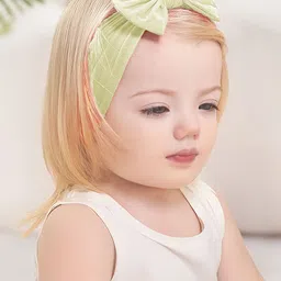 SYGA Infants Girls Bow Stretchable Headband image 5