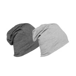 mack jonney VIMAL JONNEY Unisex Grey Melange Solid Beanie-picture-36