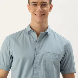 Mast & Harbour Men Standard Opaque Pure Cotton Casual Shirt image 1