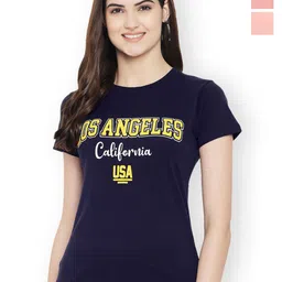 Fabflee Women Multicoloured 3 Printed T-shirt-picture-20