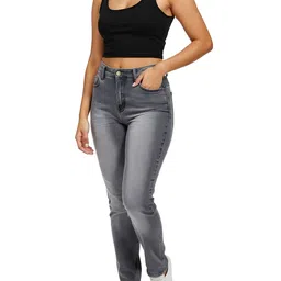 glitchez Women Heavy Fade Stretchable Jeans-image-47