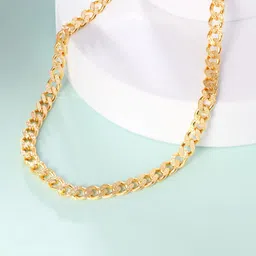 Zavya Men Sterling Silver Gold-Plated Chain image 1