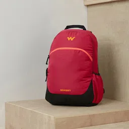 Wildcraft Unisex Red Brand Logo Backpack image 1
