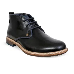 HX London Men Mid Top Leather Desert Boots-picture-41