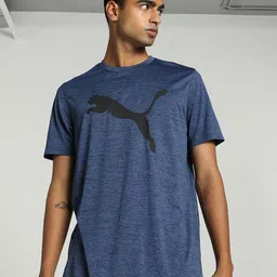Puma Men Brand Logo Printed TRAIN FAV Heather Cat Training T-shirt-picture-32