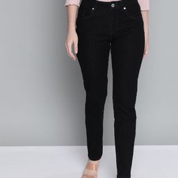 Chemistry Women Black Slim Fit Stretchable Jeans-picture-3