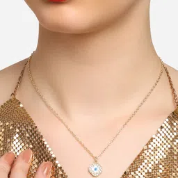 Zaveri Pearls Gold-Plated Minimal Necklace-picture-26