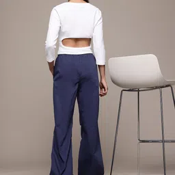 The Roadster Lifestyle Co. Cut-Out Detail Textured Top-image-2