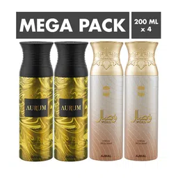 Ajmal Set Of 4 Deodorants 200 ml each-picture-40