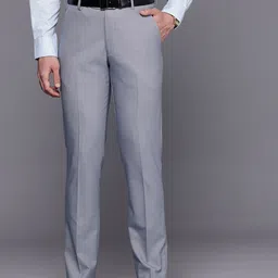 Louis Philippe Men Slim Fit Formal Trousers-picture-10