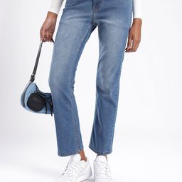 glitchez Women Straight Fit Heavy Fade Stretchable Jeans-picture-7