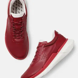 ECCO Women Leather Casual Sneakers-picture-31