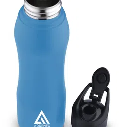 ADRENEX Blue & Black Stainless Steel Water Bottle-picture-16