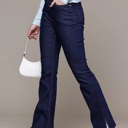 The Roadster Life Co. Women Skinny Bootcut Fit High-Rise Jeans-image-13