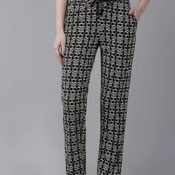 Van Heusen Women Aztec Printed Functional Pocket Ultra Soft Lounge Pants-picture-35