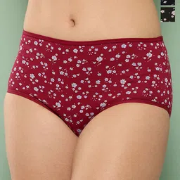 Leading Lady Pack Of 3 Printed Mid Rise Hipster Brief-picture-33