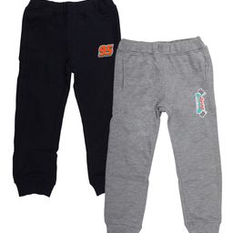 YK Disney Boys Pack Of 2 Solid Slim-Fit Joggers-picture-17