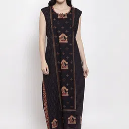 Secret Wish Black Printed Nightdress-picture-28