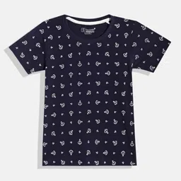 Eteenz Boys Conversational Printed Cotton T-shirt-image-5