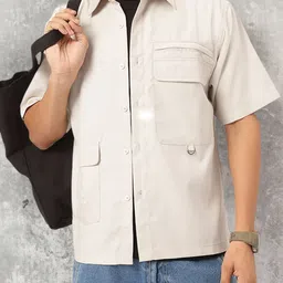 Kook N Keech Utility Vibes Oversized Pockets Shirt-picture-24