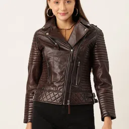 Leather Retail Leather Lightweight Biker Jacket-picture-20