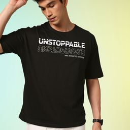 HRX by Hrithik Roshan Men Typography Printed Pure Cotton T-shirt-picture-47