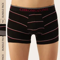 Chromozome Men Pack of 2 Ultra-Premium Striped Trunks 8902733643344-picture-12