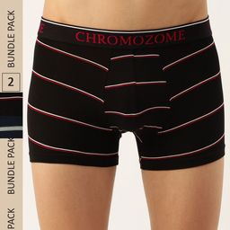 Chromozome Men Pack of 2 Ultra-Premium Striped Trunks 8902733643542-picture-29