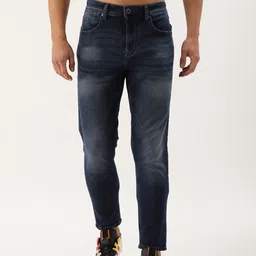 Flying Machine Men Blue Slim Fit Light Fade Stretchable Jeans-picture-29