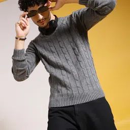 The Indian Garage Co Men Black Long Sleeves Pullover-image-26