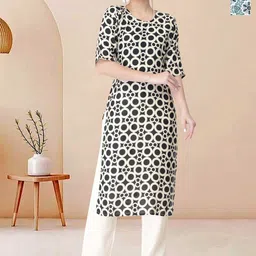 Moda Rapido Pack of 2 Printed Straight Kurta with Trousers-picture-38