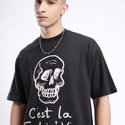 glitchez Urban Edge Graphic Printed Oversized T-shirt-image-76