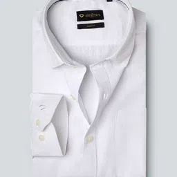 INVICTUS Men White Slim Fit Opaque Smart Casual Shirt-picture-37