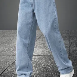 DENIMLOOK Men Relaxed Fit Mid-Rise Stretchable Jeans-picture-26