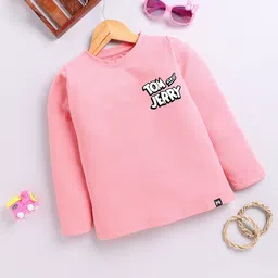 YK X Minute Mirth Girls Cotton Tom & Jerry Printed Tshirt-image-26
