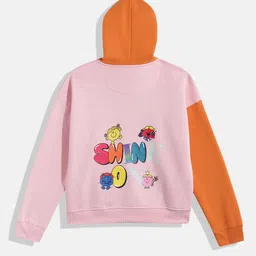 Monte Carlo Teenage Girls Printed Hooded Sweatshirt image 4