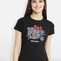 Fabflee Pack Of 2 Typography Printed Cotton T-shirt image 5