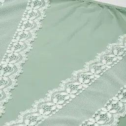 ms.lingies Ms Lingies Green Net Baby Doll with Robe & Briefs image 2