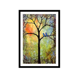 999Store Multicoloured Bird Wall Painting image 2