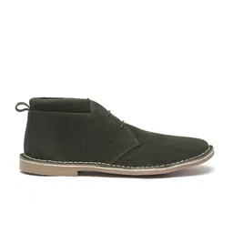 LOUIS STITCH Men Mid-Top Solid Suede Desert Boots image 5